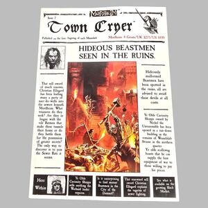Games Workshop Mordheim Town Cryer Magazine Issue 7 Rules Beastmen Warhammer